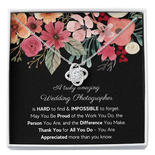 A Truly Amazing Wedding Photographer - Love Knot Necklace