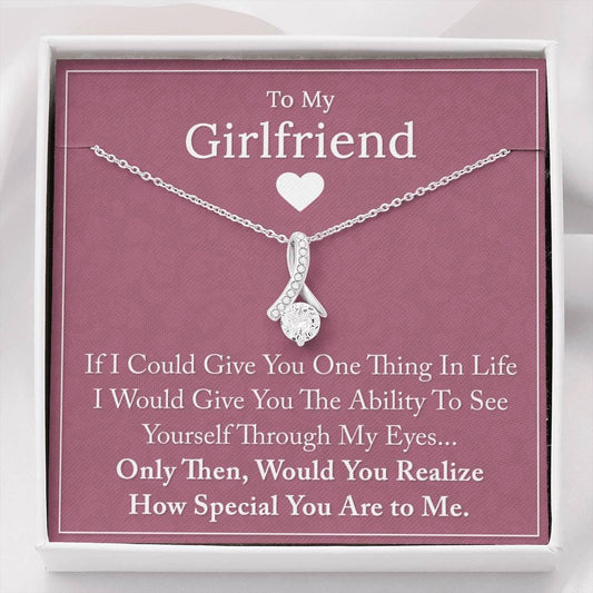 To My Girlfriend Necklace