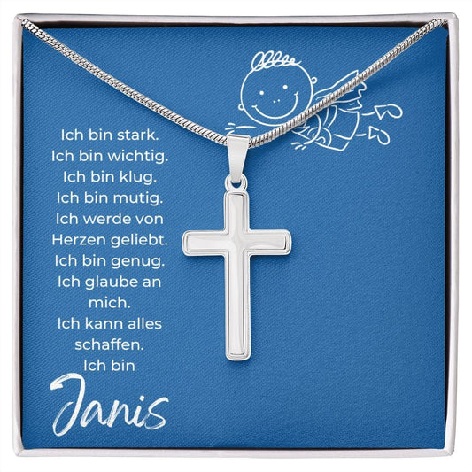 Ich Bin - Stainless Steel Cross