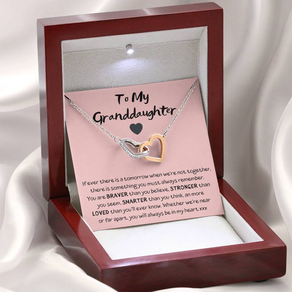 To My Granddaughter light pink