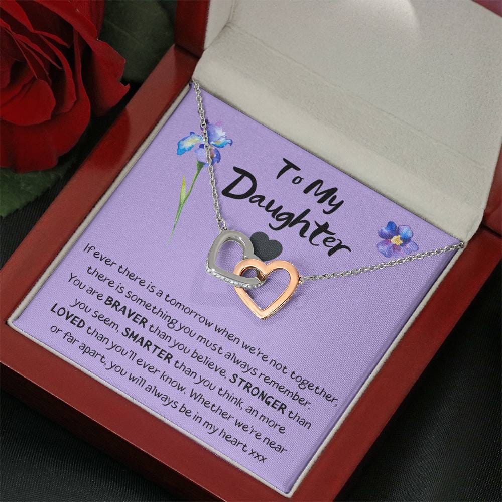 To My Daughter Purple Flowers