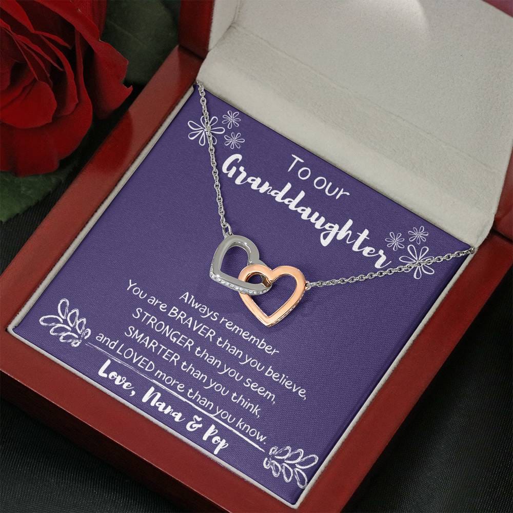 To our Granddaughter - Love Nana & Pop