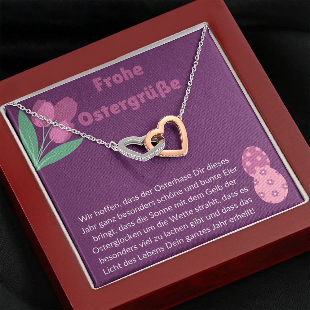 Frohe Ostergrüße - Interlocking Hearts Necklace