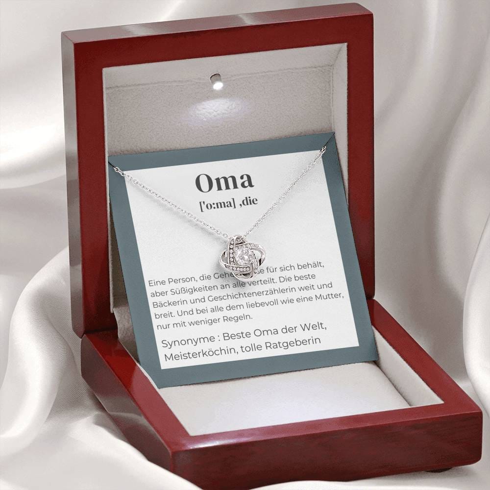 Oma Definition - Love Knot Necklace