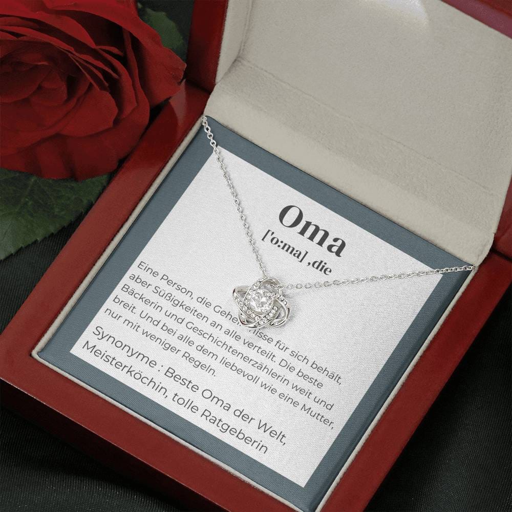 Oma Definition - Love Knot Necklace