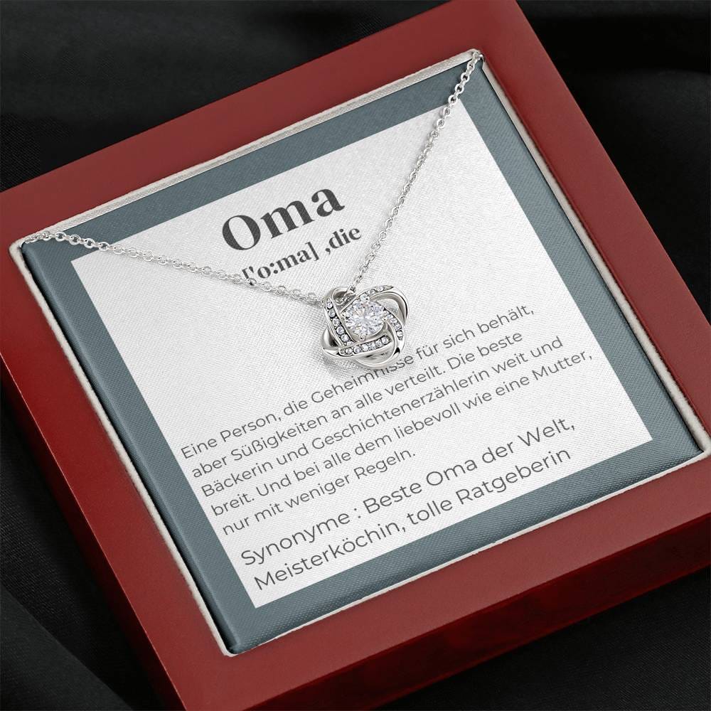 Oma Definition - Love Knot Necklace
