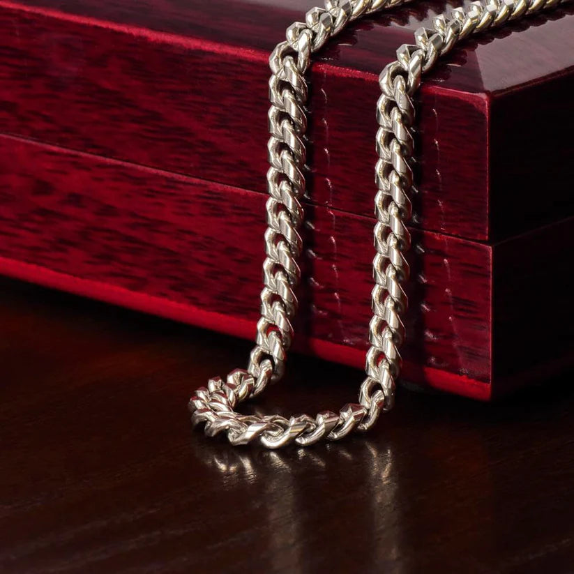 To My Beloved Son From Dad - I Want You To Believe - Cuban Link Chain