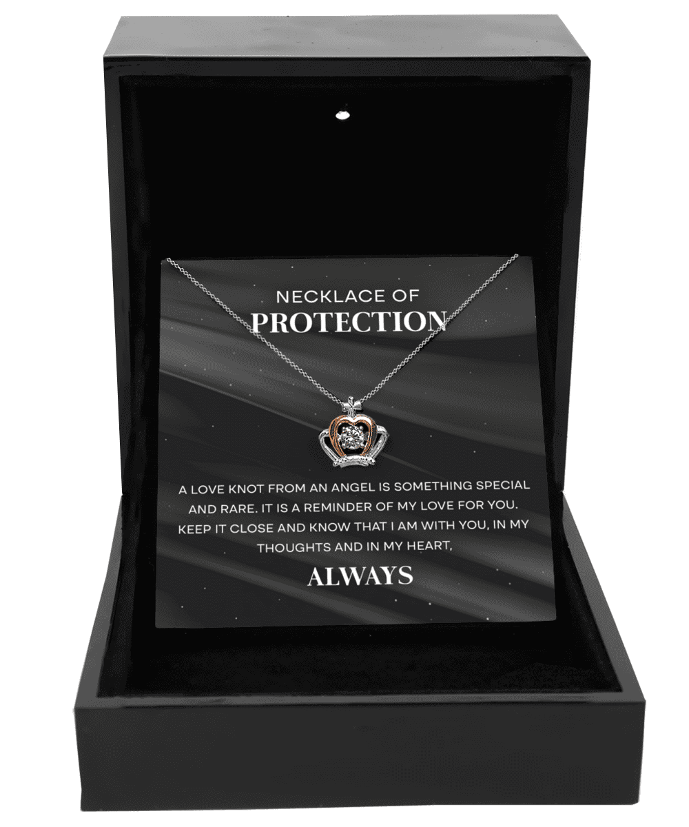 Necklace Of Protection - Crown Love Pendant Necklace