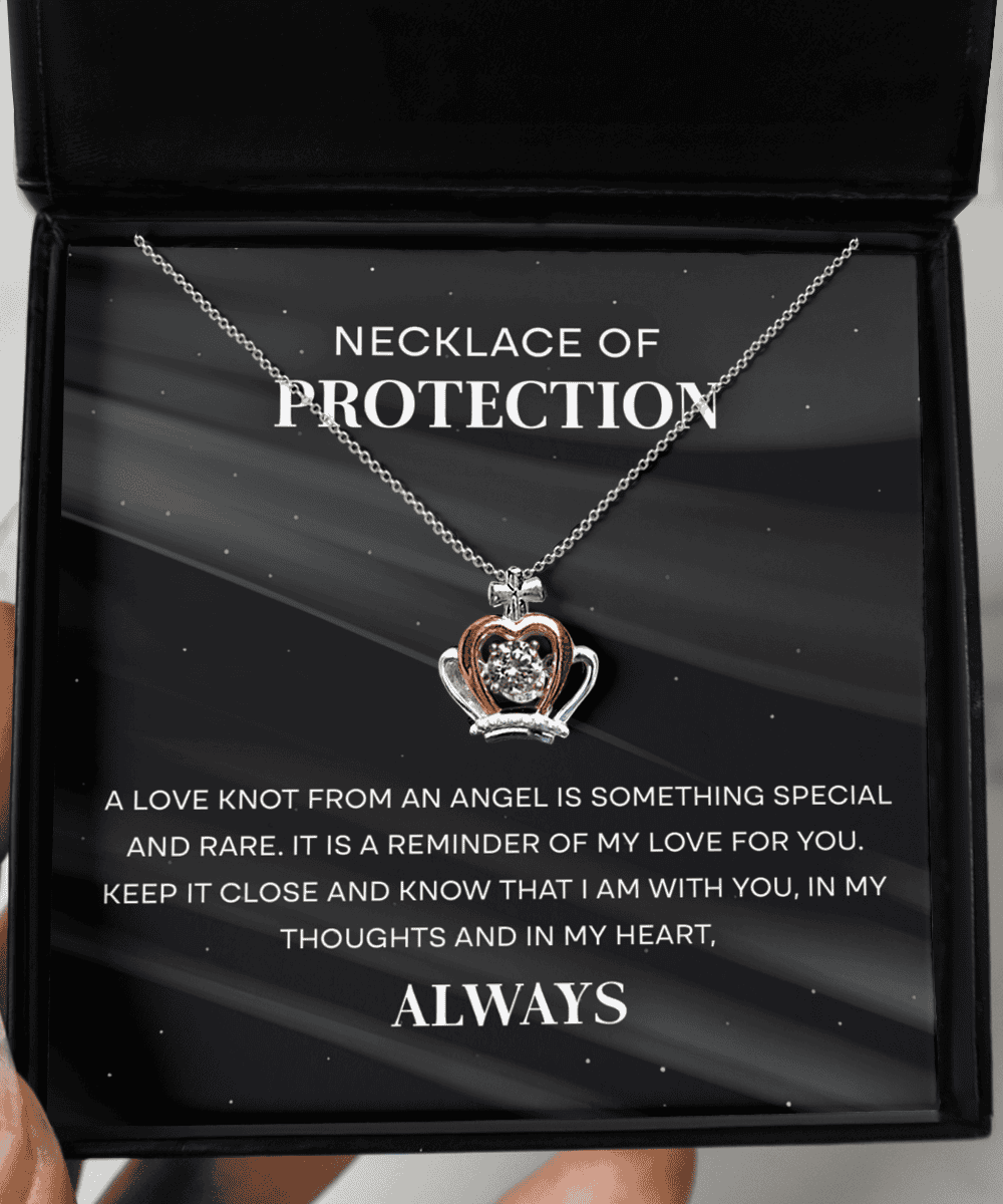 Necklace Of Protection - Crown Love Pendant Necklace