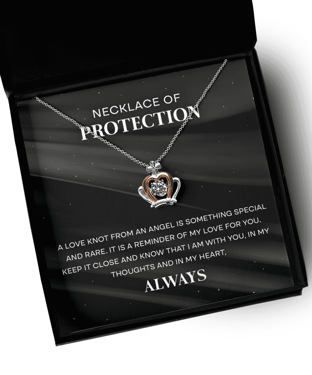 Necklace Of Protection - Crown Love Pendant Necklace